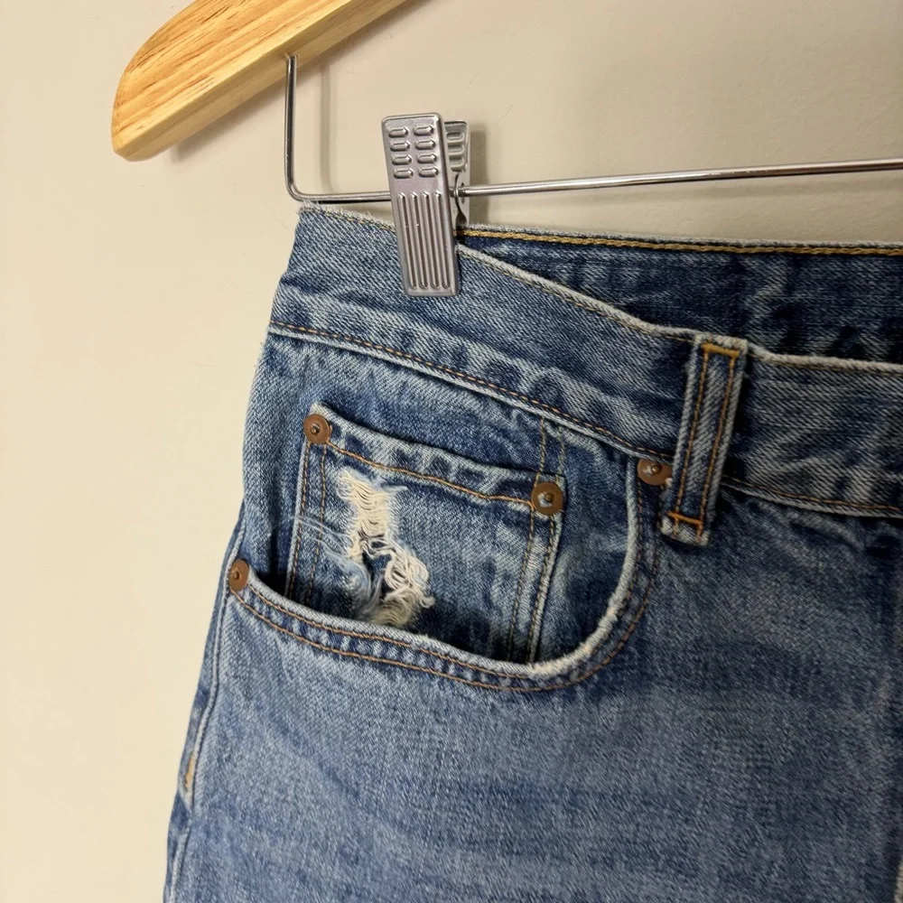 Rag & Bone Denim Cut Off Shorts Jeans Cotton Raw Hem Size 28 707
